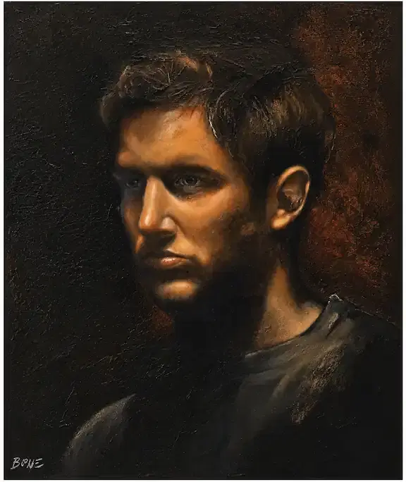 Original artwork by John D. Bowe — study
